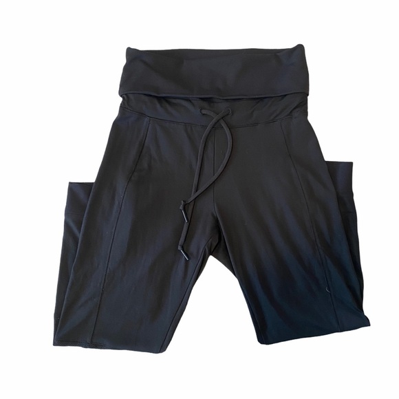Adidas by Stella McCartney Pants - Stella McCartney ADIDAS high waist fold over legg